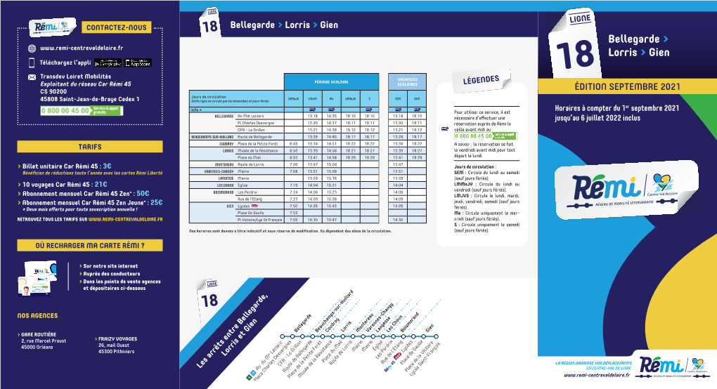 18 Bellegarde &gt; Lorris &gt; Gien