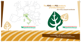 The Pdoandpgiproducts of Emilia-Romagna