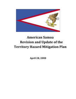 Am. Samoa Hazard Mitigation Plan, 2008