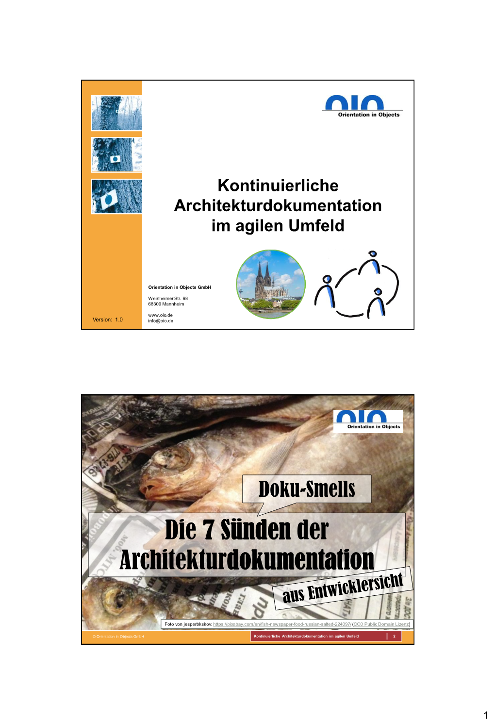 Kontinuierliche Architekturdokumentation Im Agilen Umfeld