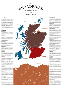 Whisky Map Scotland