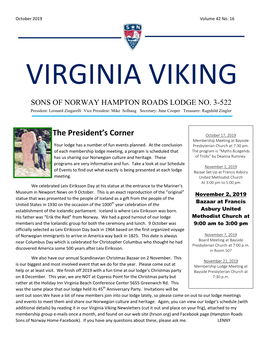 Virginia Viking October 2019