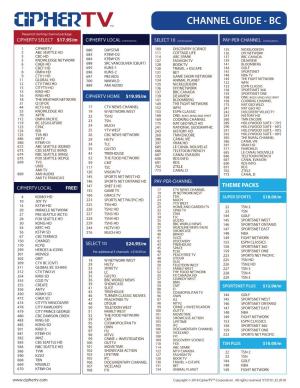 Ciphertv Channel Guide BC V72P 01252018