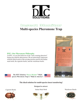 Insect Monitor Multi-Species Pheromone Trap