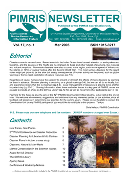 PIMRIS Newsletter Vol. 17