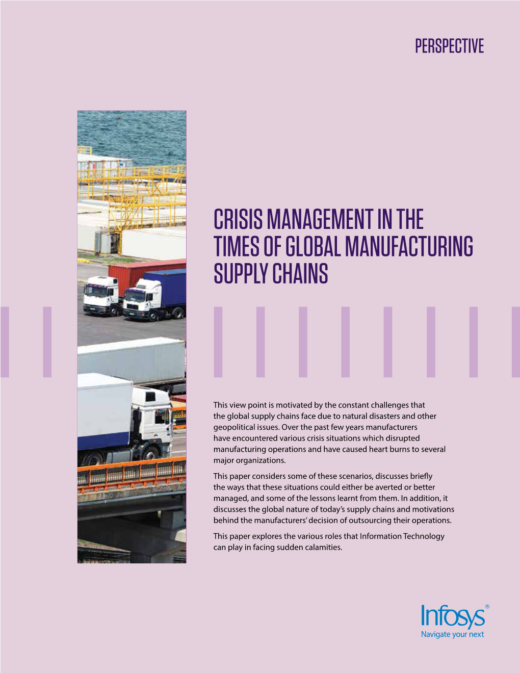 Crisis Management in the Times of Global Supply Chains