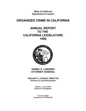 Organized Crime in California