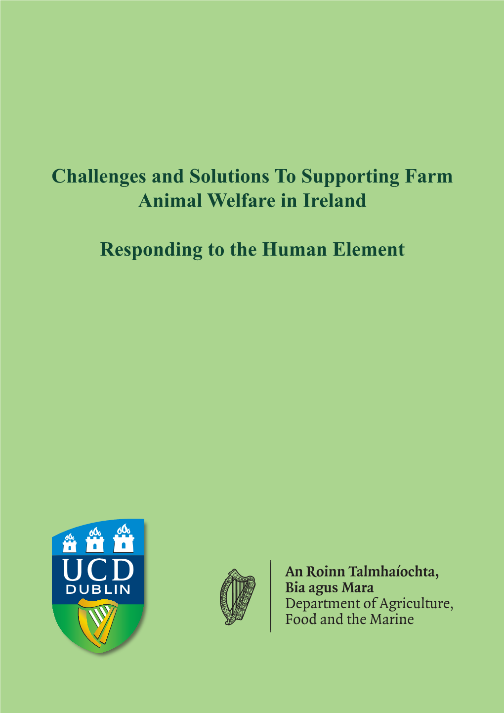 Farm Animal Welfare in Ireland
