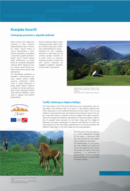 Kranjska Gora/SI Umirjanje Prometa V Alpskih Dolinah