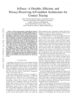 A Flexible, Efficient, and Privacy-Preserving Iot