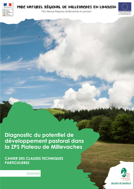 Diagnostic Du Potentiel De Développement Pastoral Dans La ZPS Plateau De Millevaches