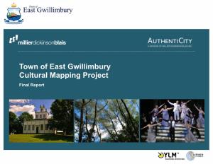 Town of East Gwillimbury Cultural Mapping Project Final Report