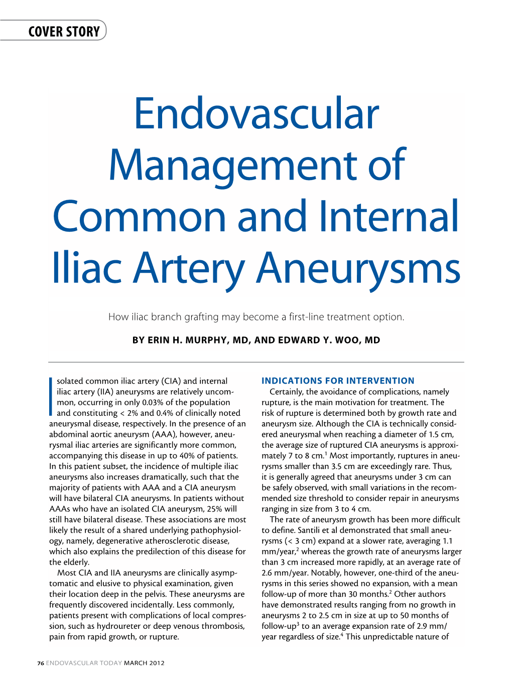 Endovascular Management Of Common And Internal Iliac Artery Aneurysms Docslib