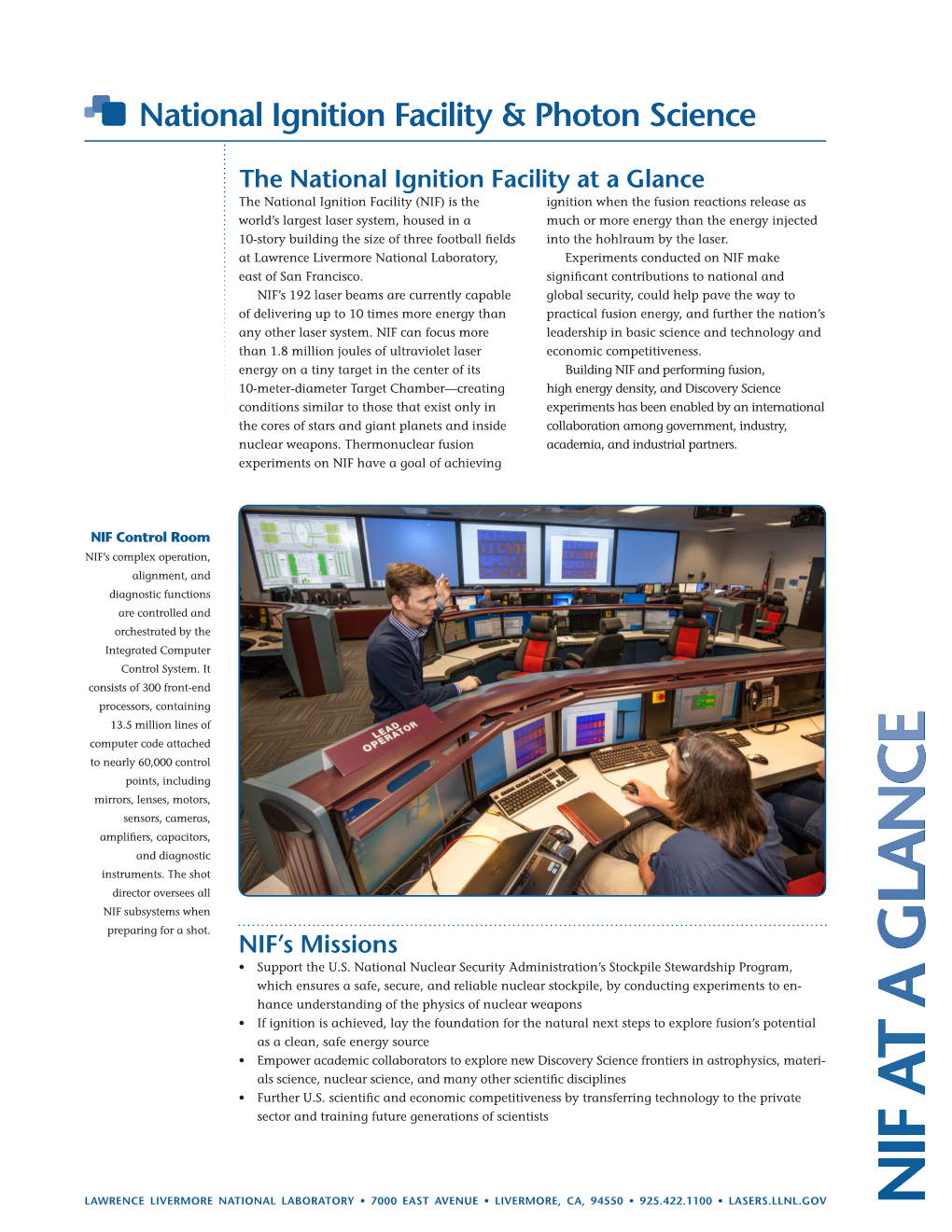 Nif at a Glance