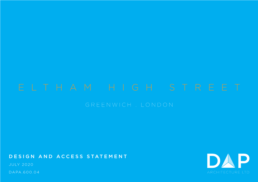 Design + Access Statement Part 1