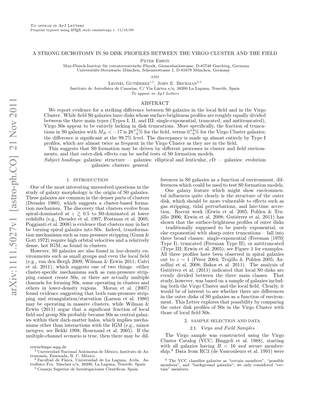 A Strong Dichotomy in S0 Disk Profiles Between the Virgo Cluster