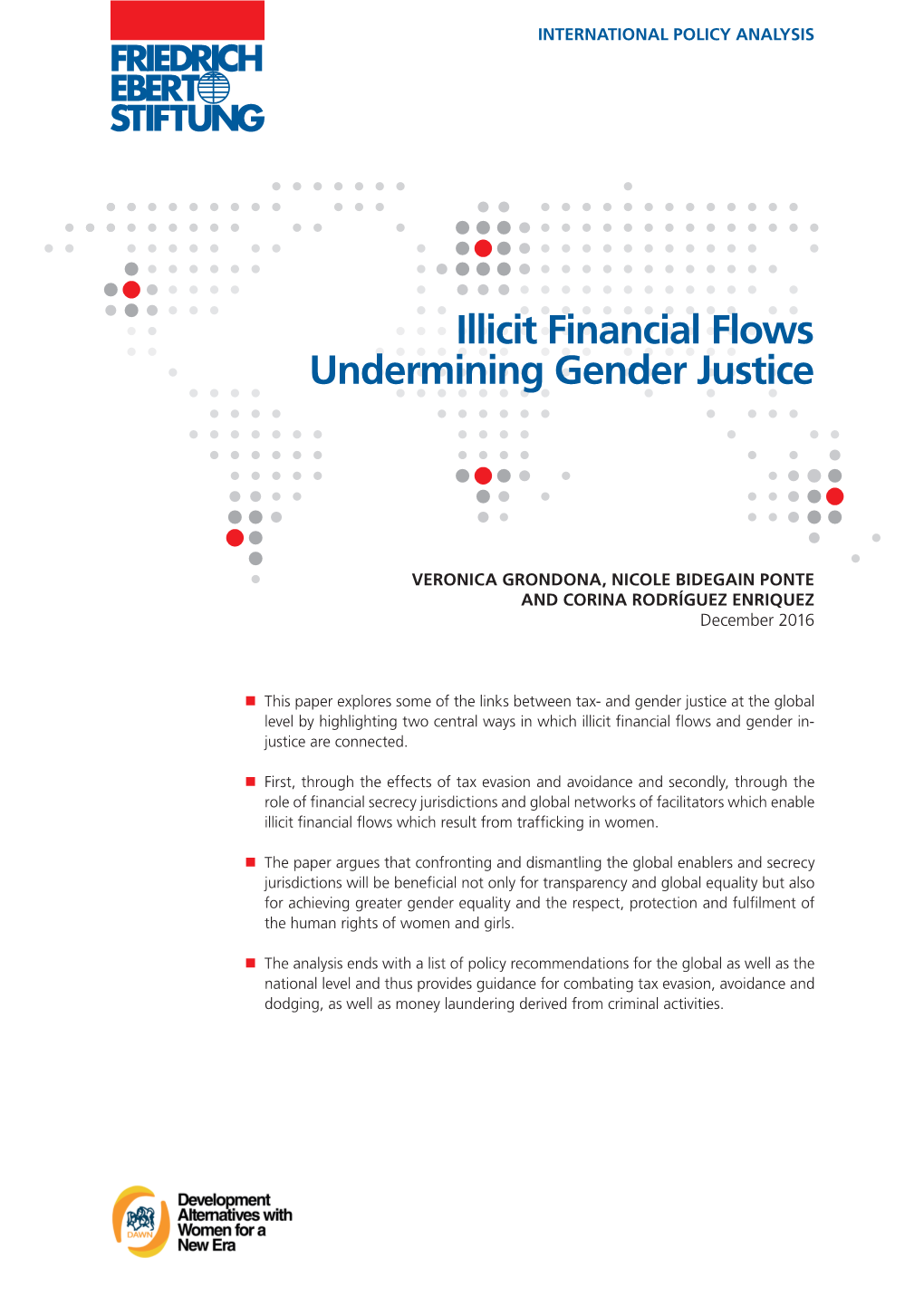 Illicit Financial Flows Undermining Gender Justice