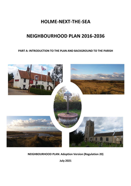 Holme-Next-The-Sea Neighbourhood Plan 2016