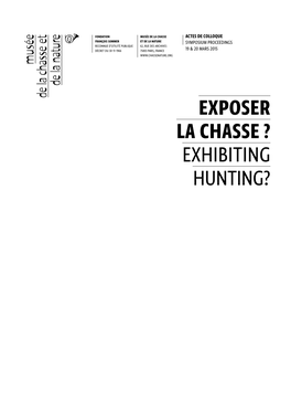 Actes Colloque Chasse.Pdf