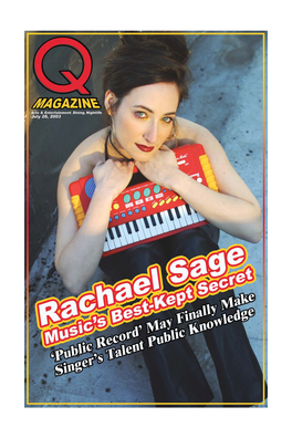 Rachael Sage: Music's Best-Kept Secret