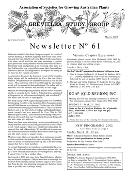 Newsletter Nº 61