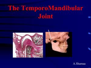The Temporomandibular Joint