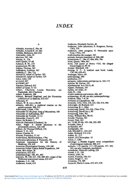 Addison, C., 58N, 71N Apothecaries' Act