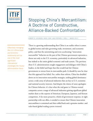 Stopping China's Mercantilism