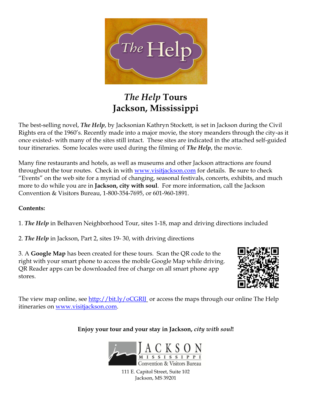 The Help Tours Jackson, Mississippi