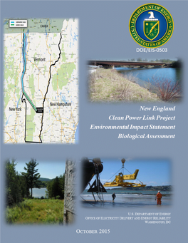Final New England Clean Power Link Project Environmental Impact