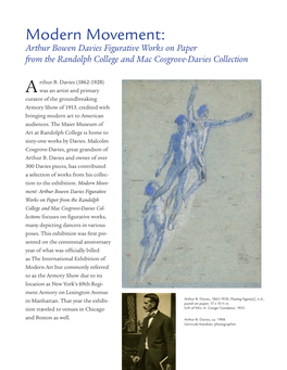 Modern Movement: Arthur Bowen Davies Figurative Works on Paper from the Randolph College and Mac Cosgrove-Davies Collection