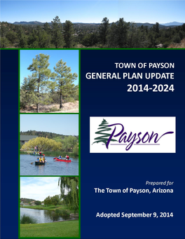 General Plan Update 2014 - 2024 Town of Payson, Arizona