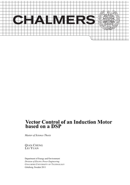 Vector Control of an Induction Motor Based on a DSP