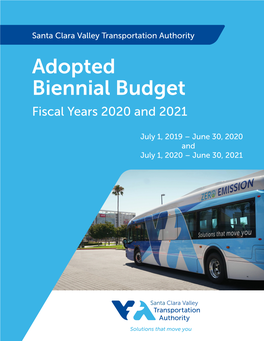 FY 2020 and FY 2021 Biennial Budget