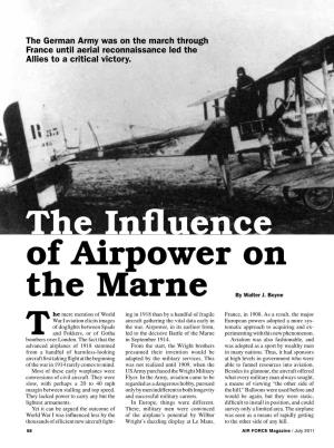 The Influence of Airpower on the Marne T