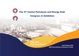 The 5Th Iranian Petroleum and Energy Club Congress & Exhibition