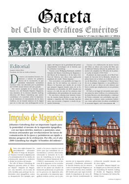 Descarga De La Gaceta Del Club De Gráficos