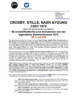 Crosby, Stills, Nash &Young