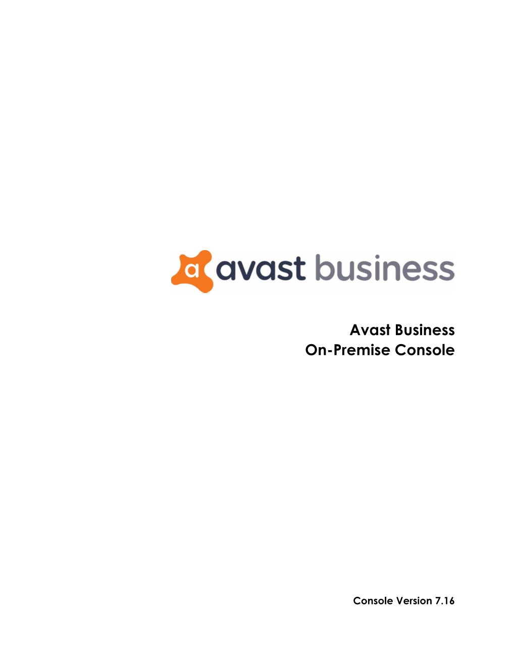 Avast Business On-Premise Console