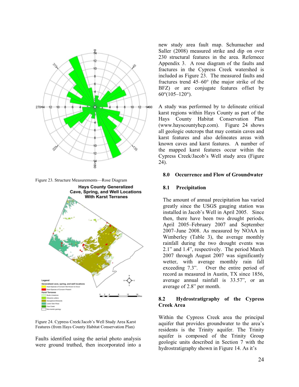 Faults Identified Using the Aerial Photo Analysis Were Ground Truthed, Then