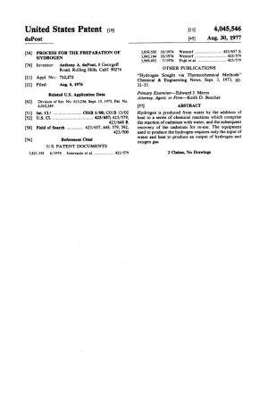United States Patent (19) (11) 4,045,546 Dupont 45 Aug