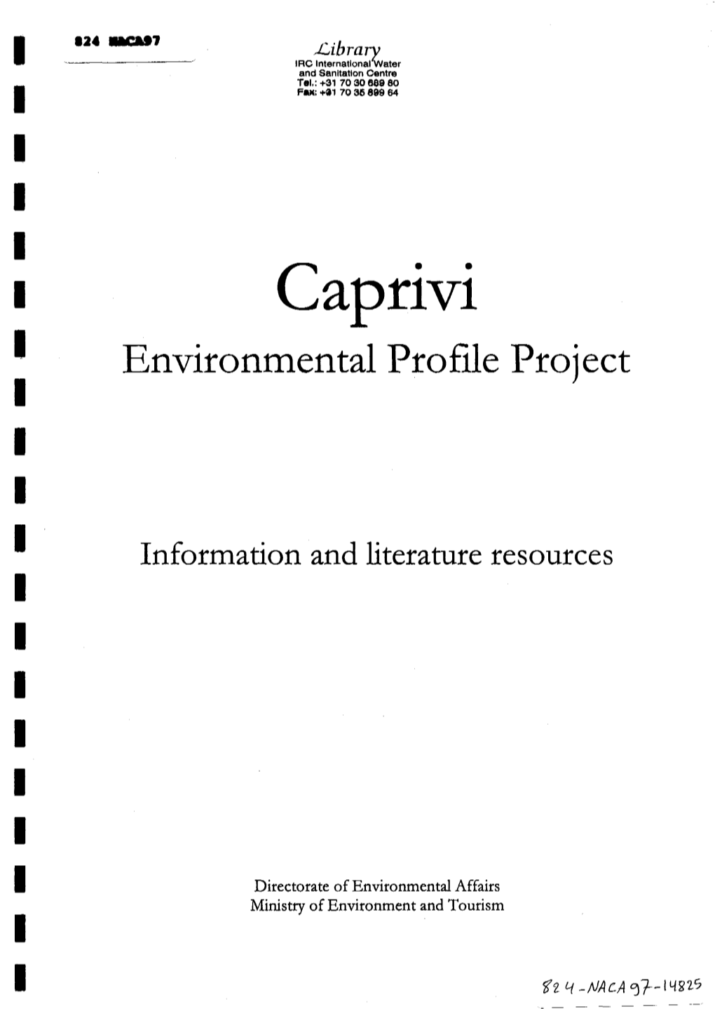 Caprivi Environmental Profile Project