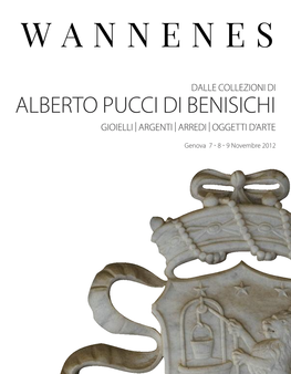 Alberto Pucci Di Benisichi Gioielli | Argenti | Arredi | Oggetti D’Arte