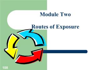 Module Two Routes of Exposure