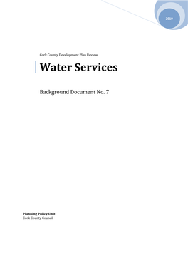 Water Services Background Document 2019