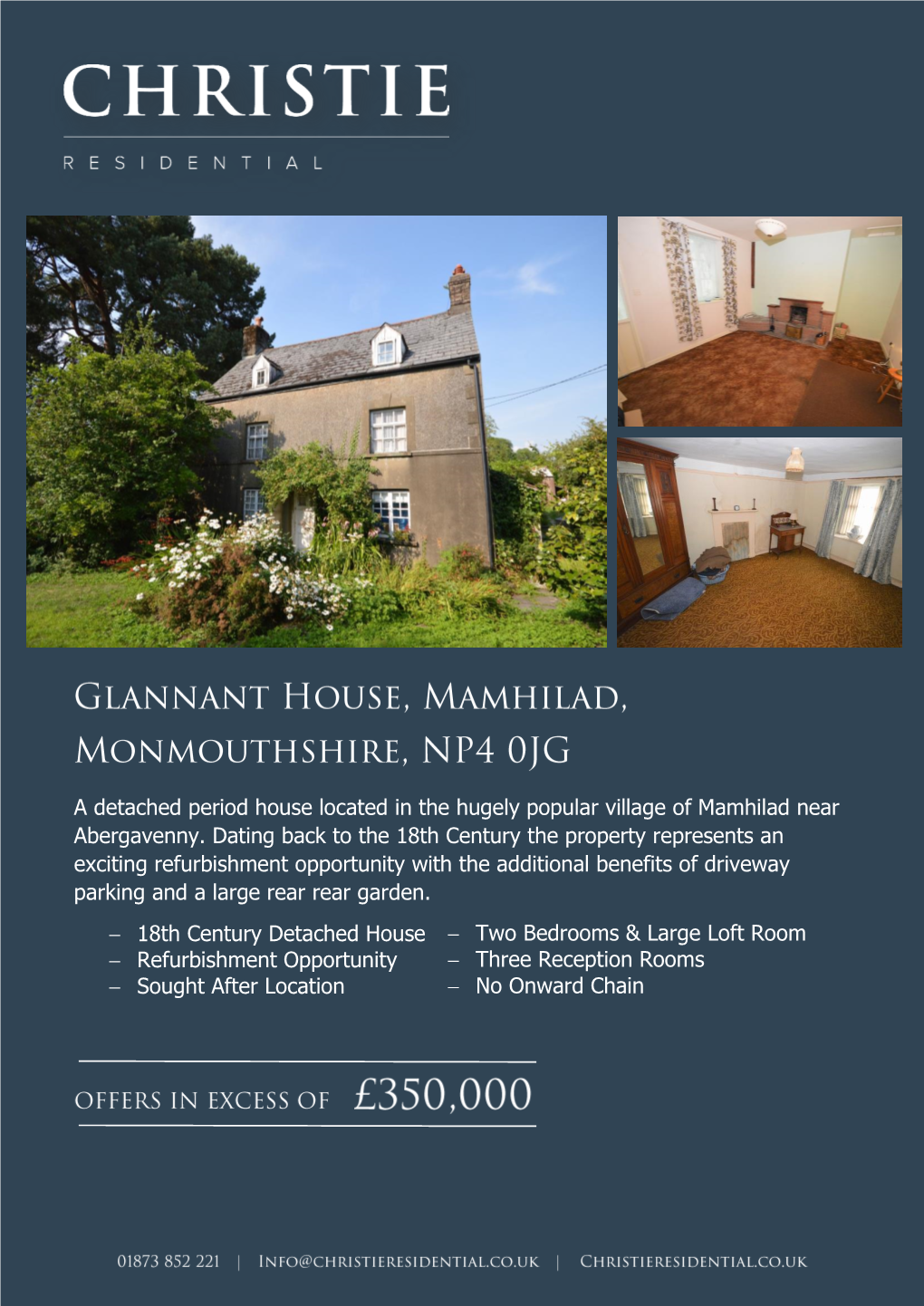 A Detached Period House Located in the Hugely Popular Village of Mamhilad Near Abergavenny