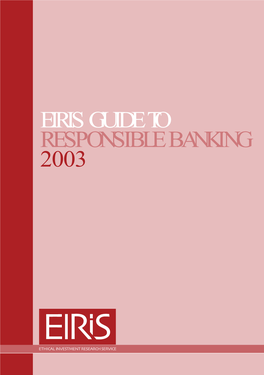 Eiris Guide to Responsible Banking 2 0