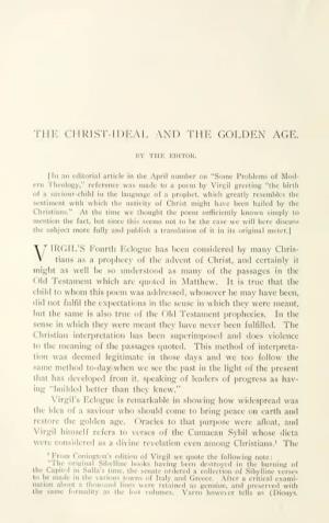 The Christ-Ideal and the Golden Age