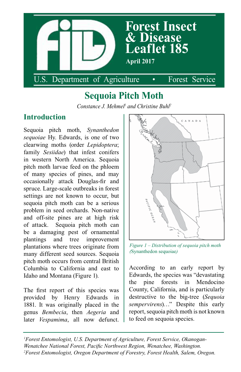 Forest Insect & Disease Leaflet