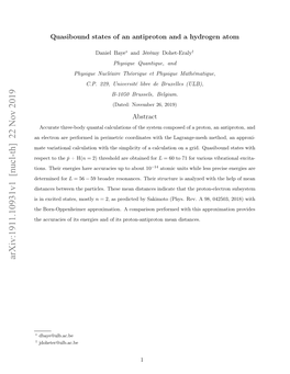 Quasibound States of an Antiproton and a Hydrogen Atom